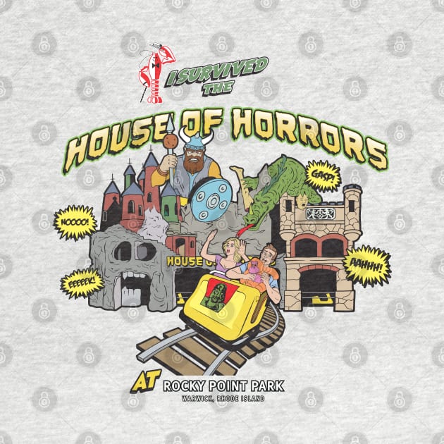 House of Horrors - Rocky Point Warwick, RI (Color) by Chewbaccadoll